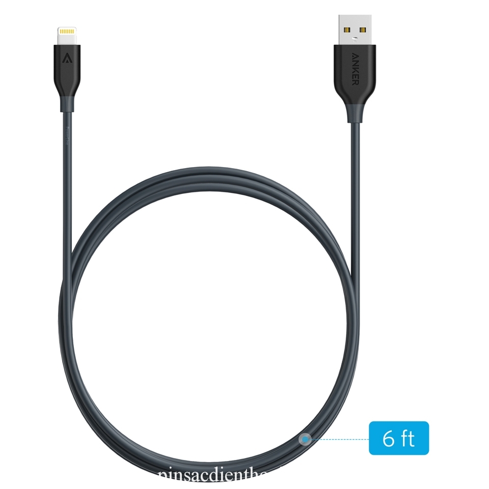 Cáp Lightning Anker PowerLine 1.8m - Chứng Chỉ Apple MFi