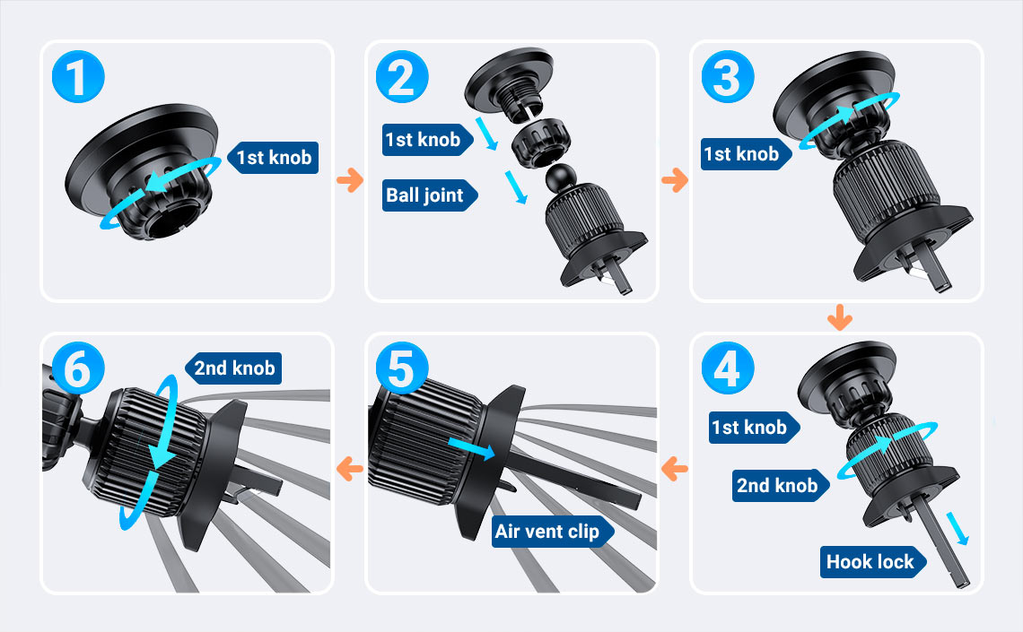 acefast-d6-magnetic-car-holder-installation