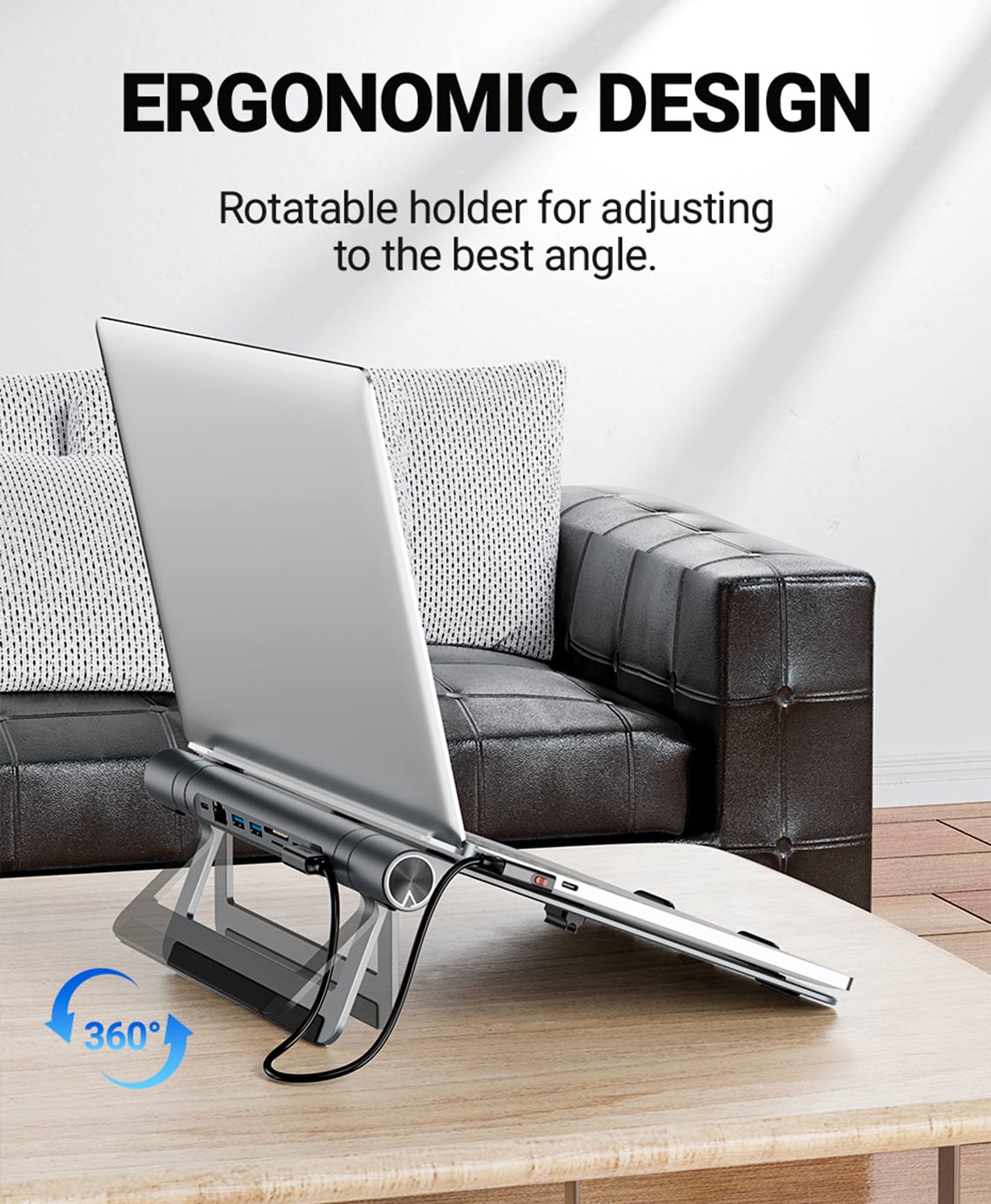 acefast-e5-plus-usbc-stand-hub-ergonomic-design