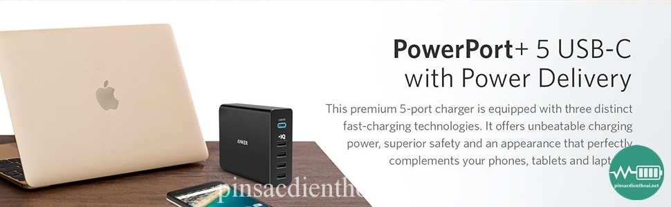 anker PowerPort+ 5 USB-C 60w