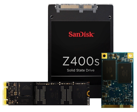 o SSD Sandisk Z400s 128GB