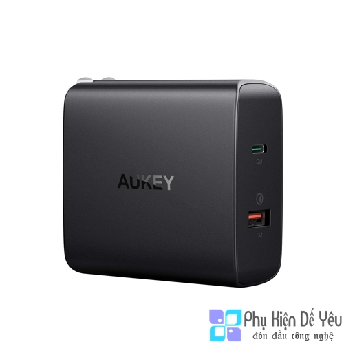 Sạc Aukey PA-Y11 - 48W, QC 3.0, USB-C PD 2.0