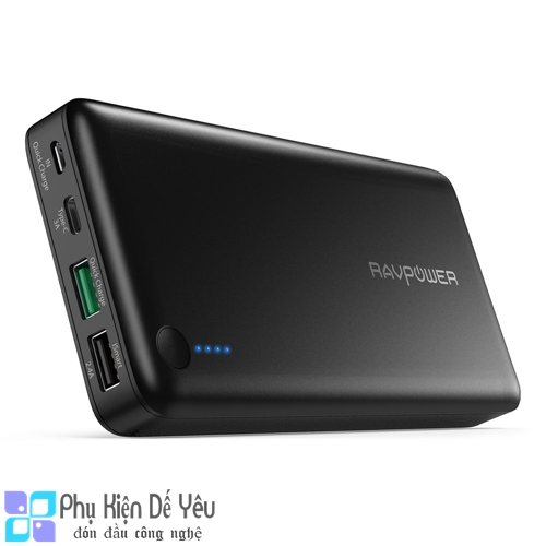 Pin sạc dự phòng RAVPower RP-PB043 - 20100mAh, QC 3.0, USB-C