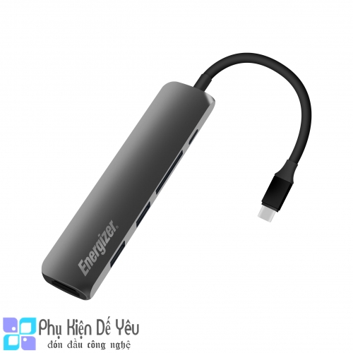 Hub USB-C 6 trong 1 Energizer HC3MP2GY4