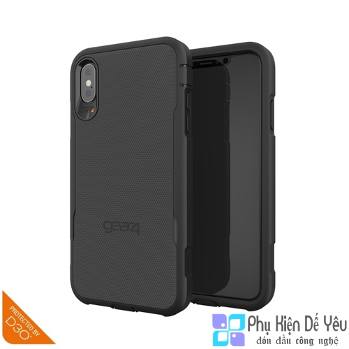 ỐP LƯNG CHỐNG SỐC GEAR4 D3O PLATOON IPHONE XS MAX (BLACK) – ICXLPTNBLK