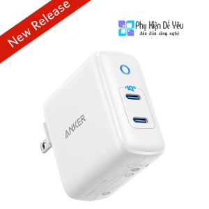 Sạc Anker PowerPort III Duo 36W (2 PIQ 3.0) - A2628