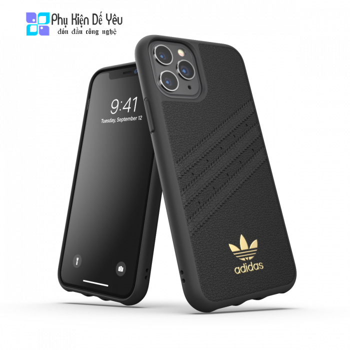 Ốp adidas OR Moulded Case PU Premium FW19 for  iPhone  11 Pro Max 6.5 inch  black