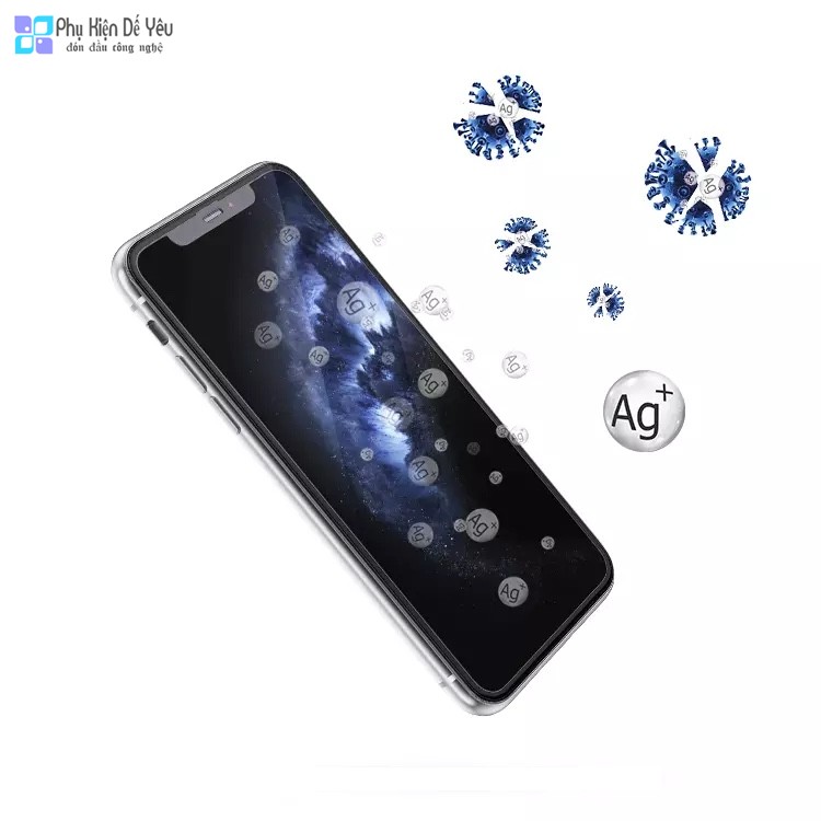 Kính CƯỜNG LỰC KHÁNG KHUẨN MIPOW KINGBULL HYDRO AG+ PREMIUM HD cho IPHONE 11/ 11 PRO/ 11 PRO MAX