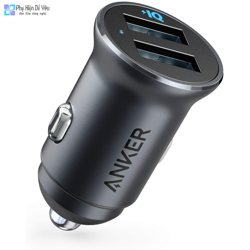 Sạc ô tô Anker PowerDrive 2 Alloy 24W - A2727