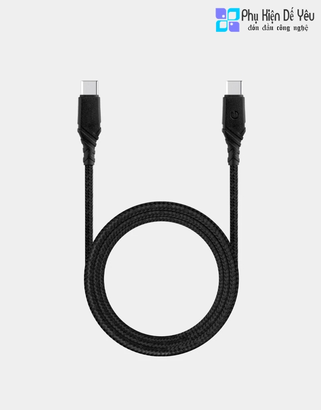 Cáp Energea DuraGlitz USB-C to USB-C 1.5M (Chống vi khuẩn)