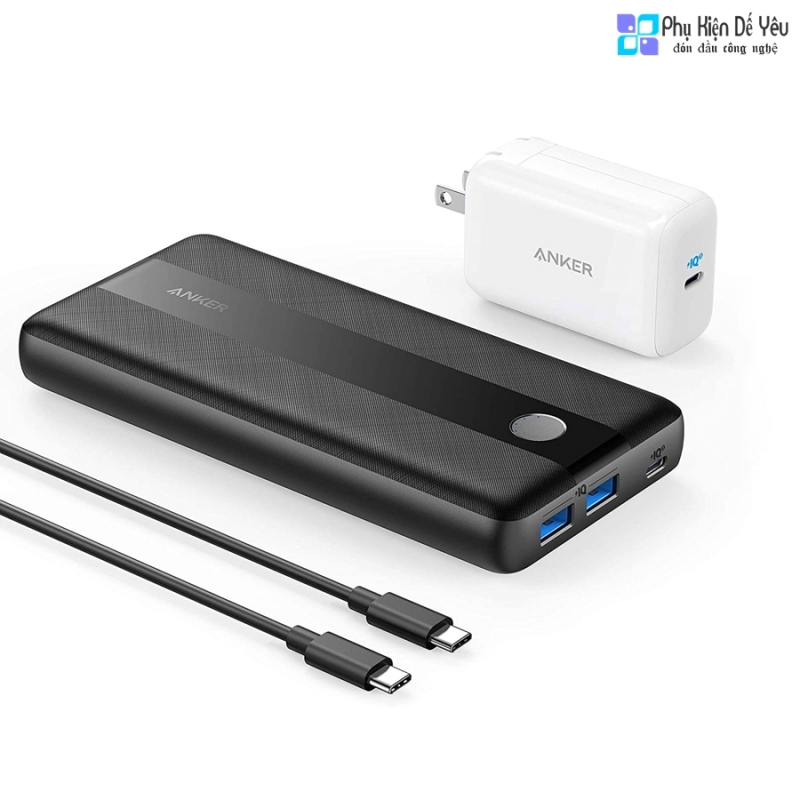 Pin sạc dự phòng Anker 535 (PowerCore 19K for Laptop) 19200mAh, 60W - A1284