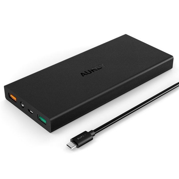 Pin Sạc Dự Phòng Aukey PB T9 16000mAh, Quick Charge 3.0, 2 cổng