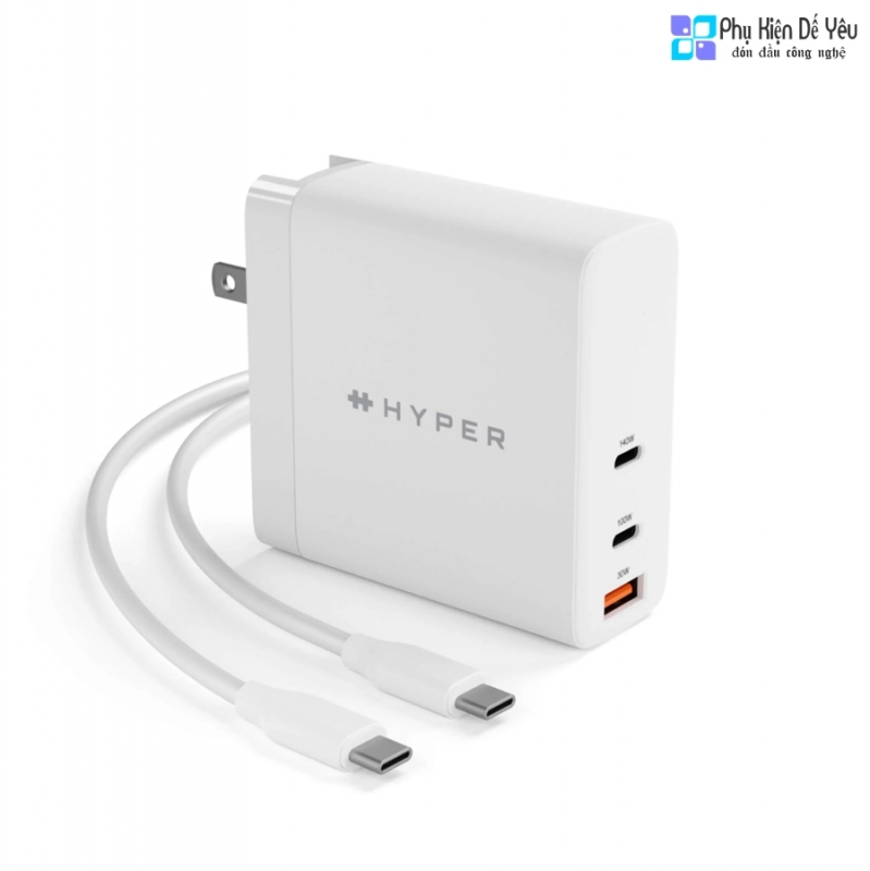 Bộ Sạc Cáp USB-C 140W PD 3.1 HYPERJUICE HJG140US