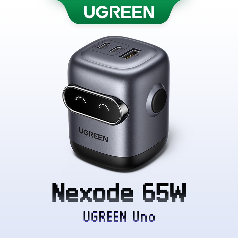 Sạc Ugreen Uno 65W/ 30W RobotGaN Sạc Nhanh GaN2