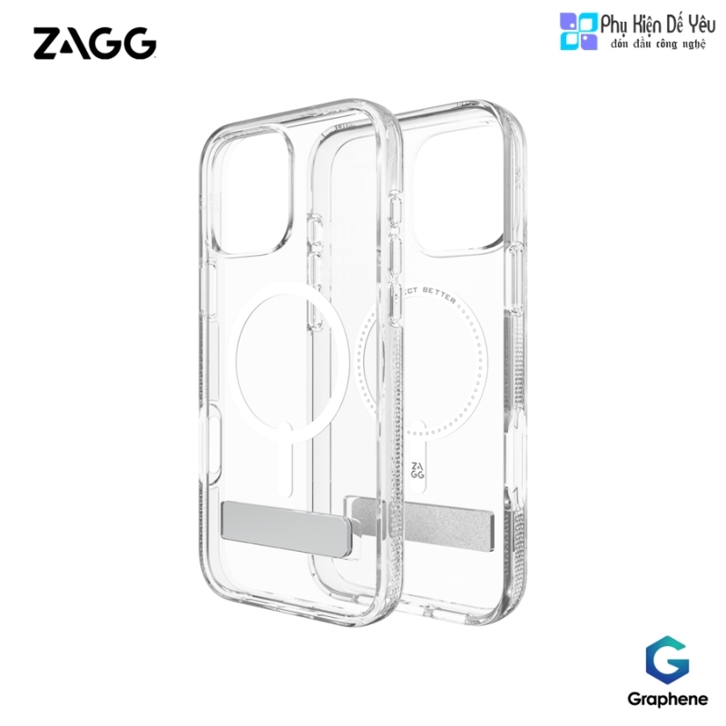 Ốp ZAGG Crystal Palace Snap with Kickstand cho iPhone 16 Pro Max/ 16 Pro/ 16 Plus/ 16