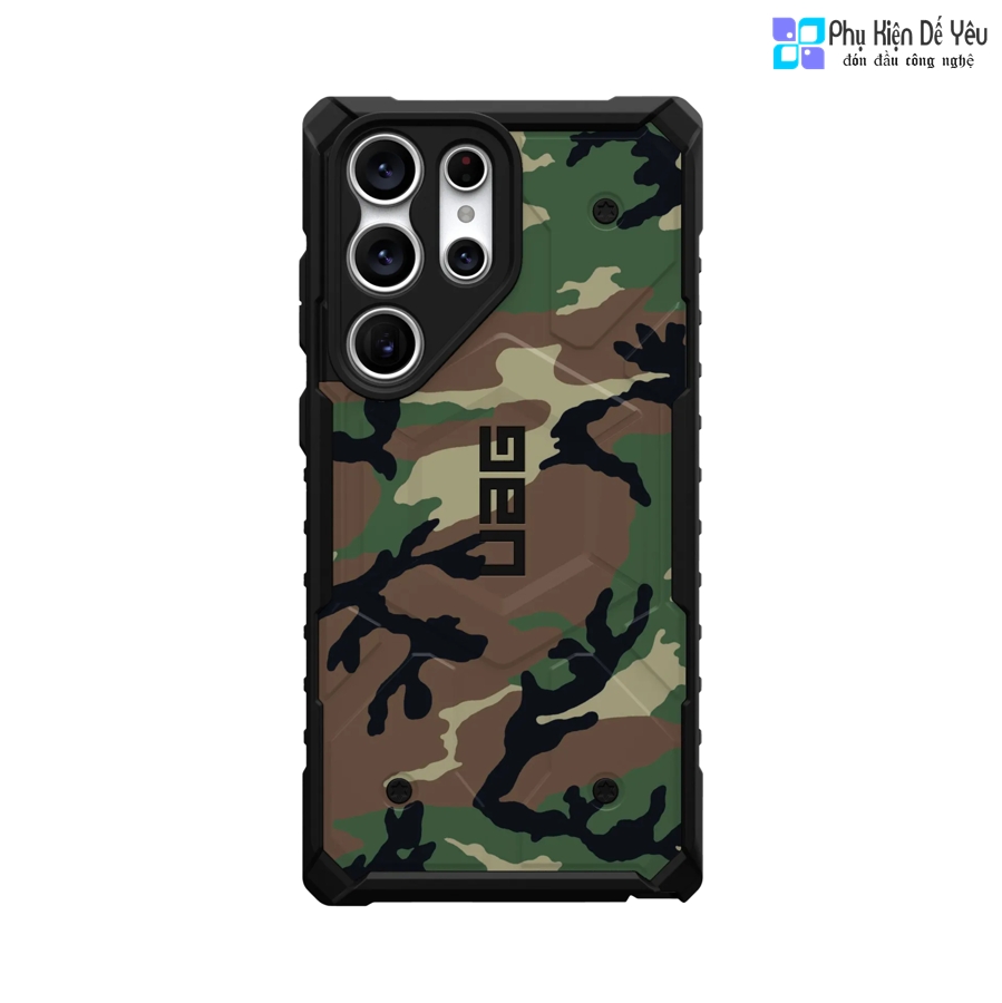 Ốp UAG PATHFINDER cho SAMSUNG GALAXY S24 ULTRA/ S24 PLUS/ S24/ S23 ULTRA/ S23 PLUS/ S23 FE/ S23 - US WOODLAND CAMOUFLAGE