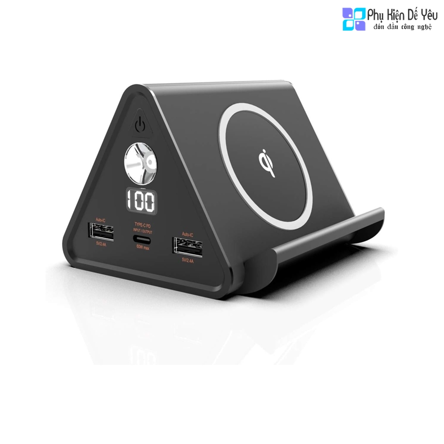 Pin dự phòng không dây Cheero Power Mountain Mini (30.000mAh, USB-C PD) - CHE-111