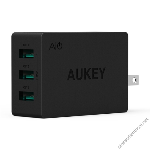 Sạc 3 cổng Aukey PA U30, 24W