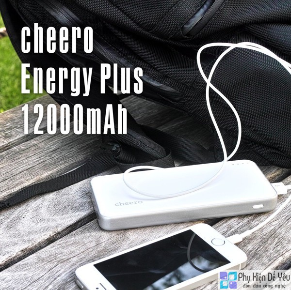 Pin sạc dự phòng Cheero Energy Plus 12000mAh